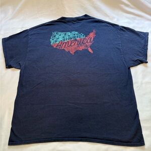 Browning USA Graphic Tee Navy Blue Size 2X